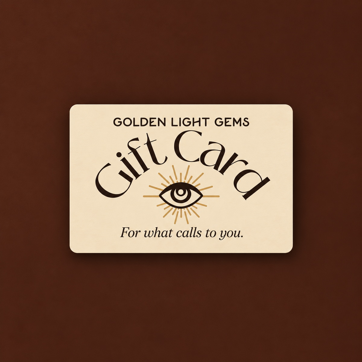 Golden Light Gems Gift Card