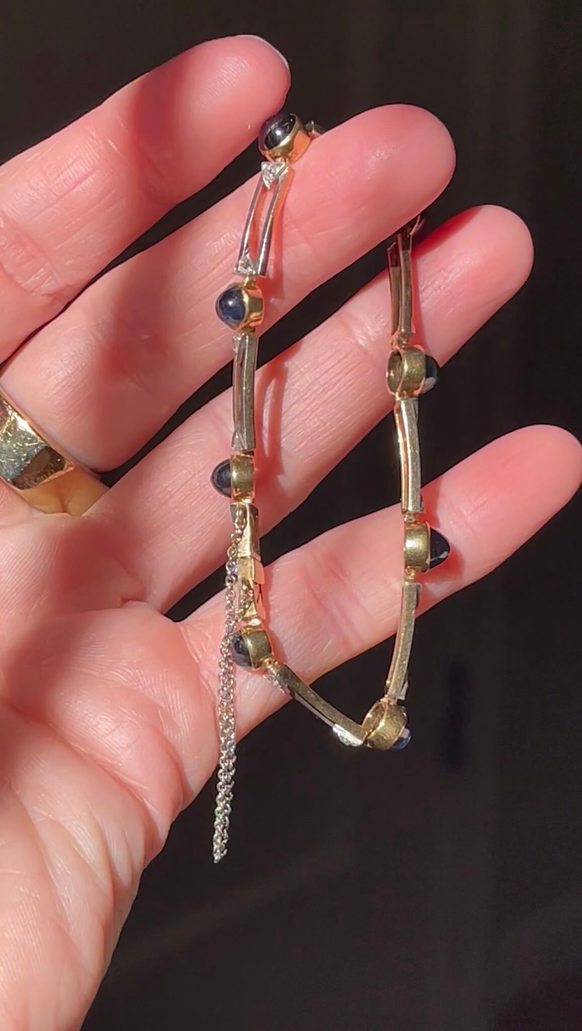 Incredible Antique Sapphire Bracelet