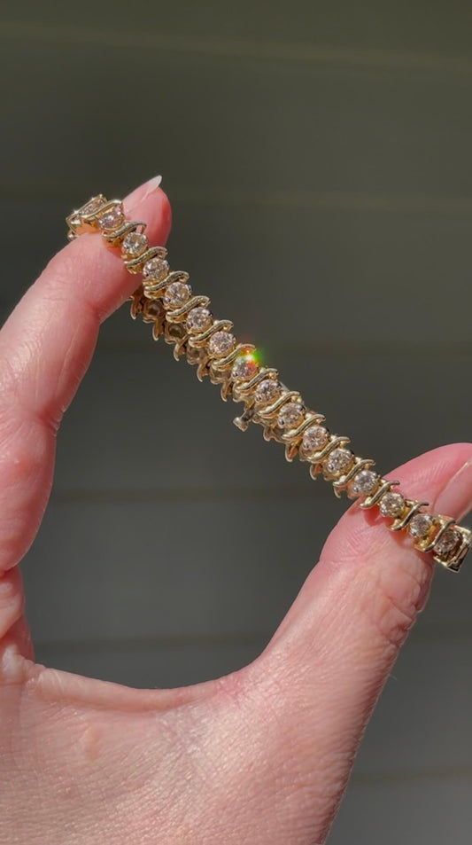 90's Diamond Tennis Bracelet