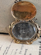 Victorian Daguerreotype Portrait Locket
