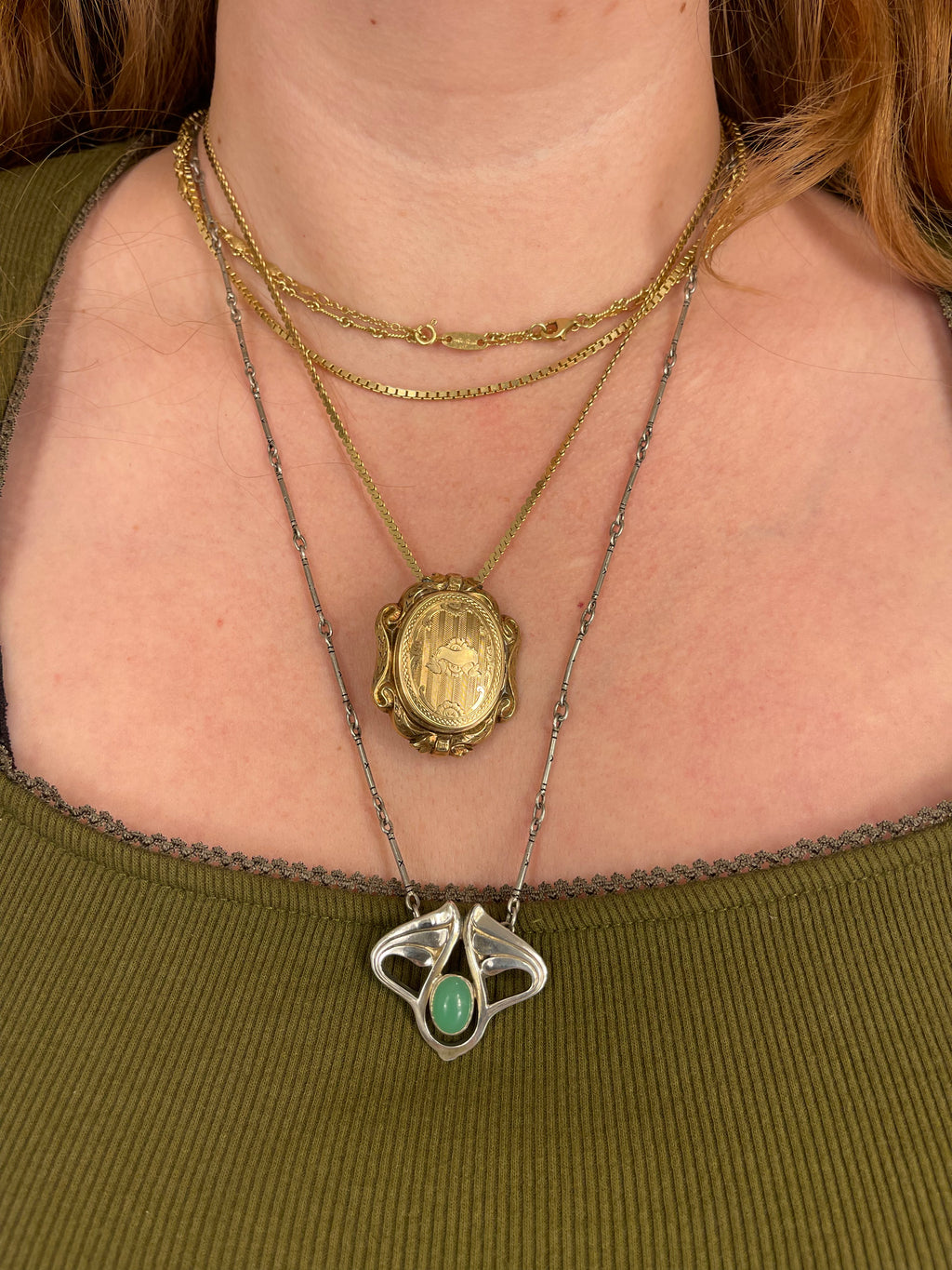 Victorian Daguerreotype Portrait Locket