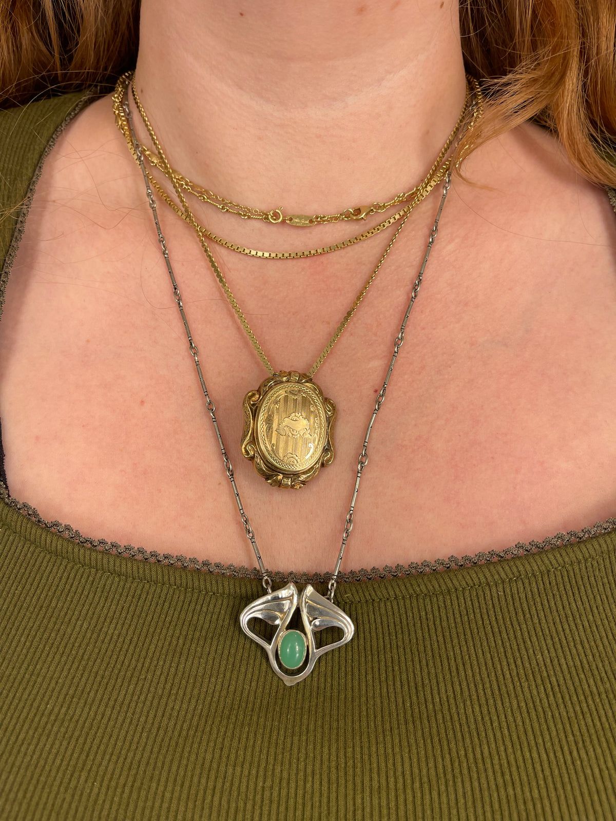 Victorian Daguerreotype Portrait Locket