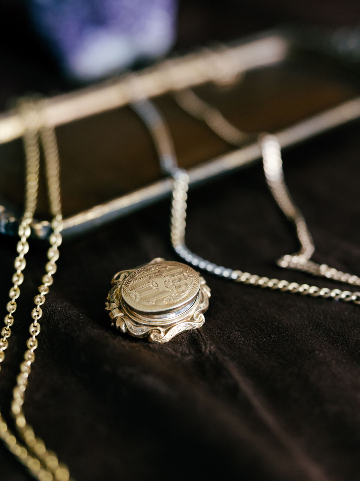 Victorian Daguerreotype Portrait Locket
