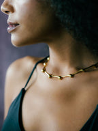 Wave Link Designer Necklace
