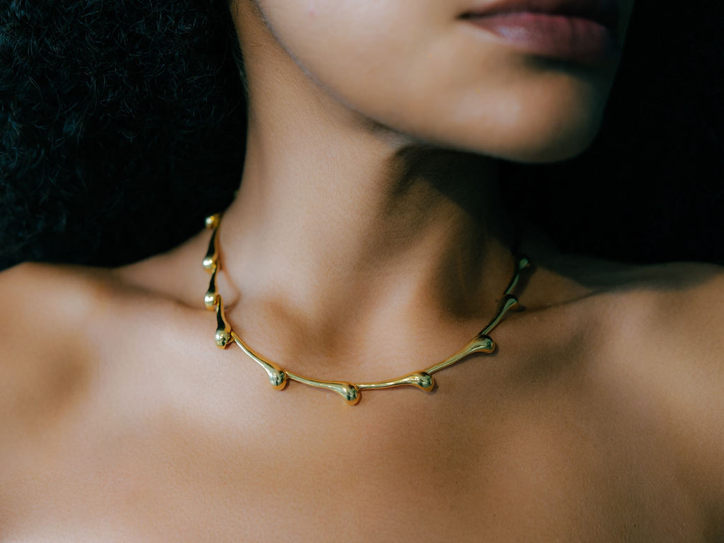 Wave Link Designer Necklace